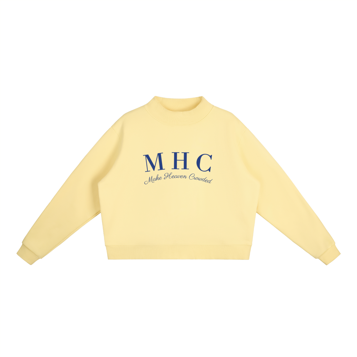 MHC Mockneck Butter Yellow – Make Heaven Crowded