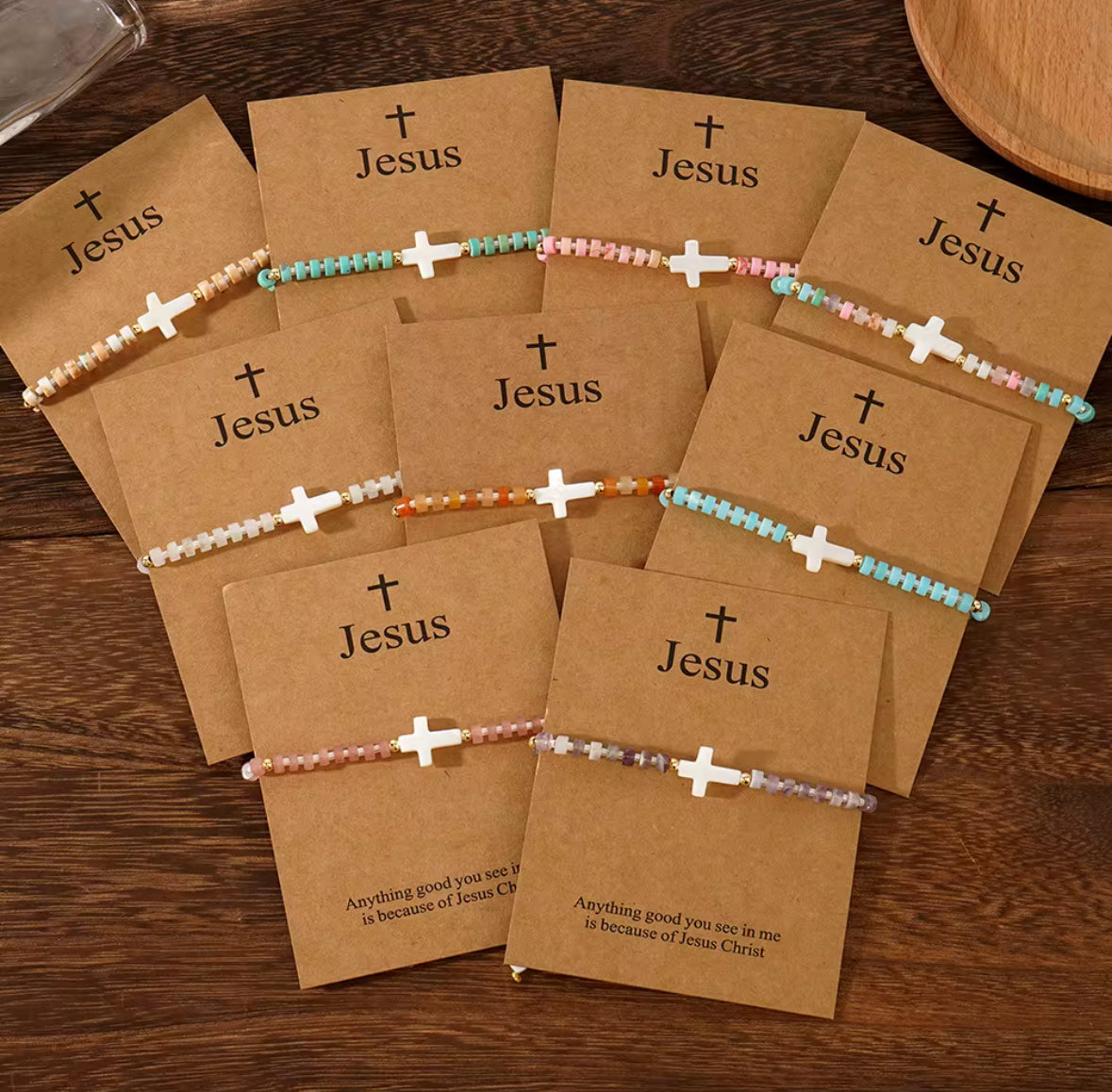 Jesus Beaded Bracelet