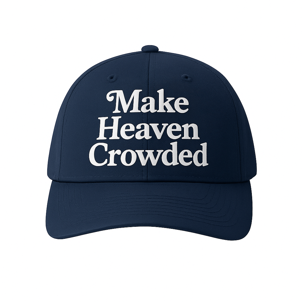 Make Heaven Crowded Hat- Navy