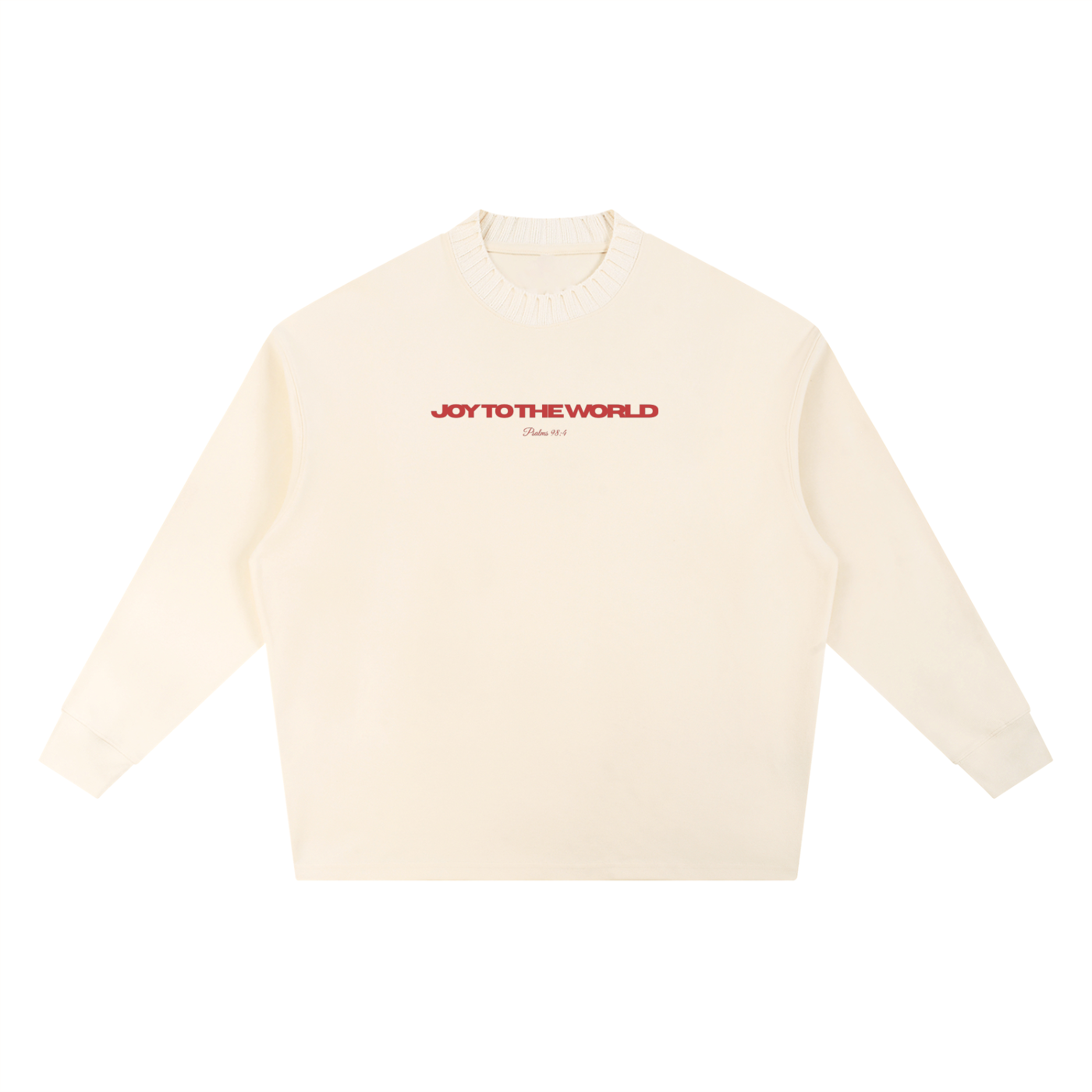 Joy to the World Ribbed Crewneck