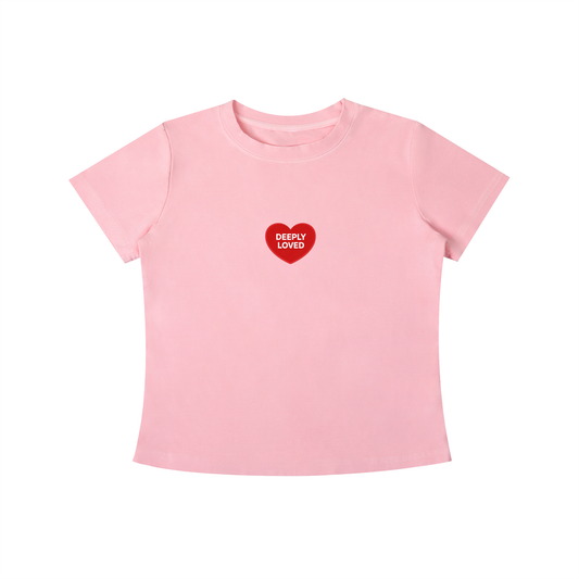Deeply Love Baby Tee (Pink)