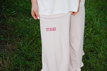The Heaven Is Home Ruffle Pant