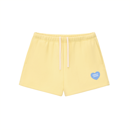 Deeply Loved Sweatshorts (Yellow)