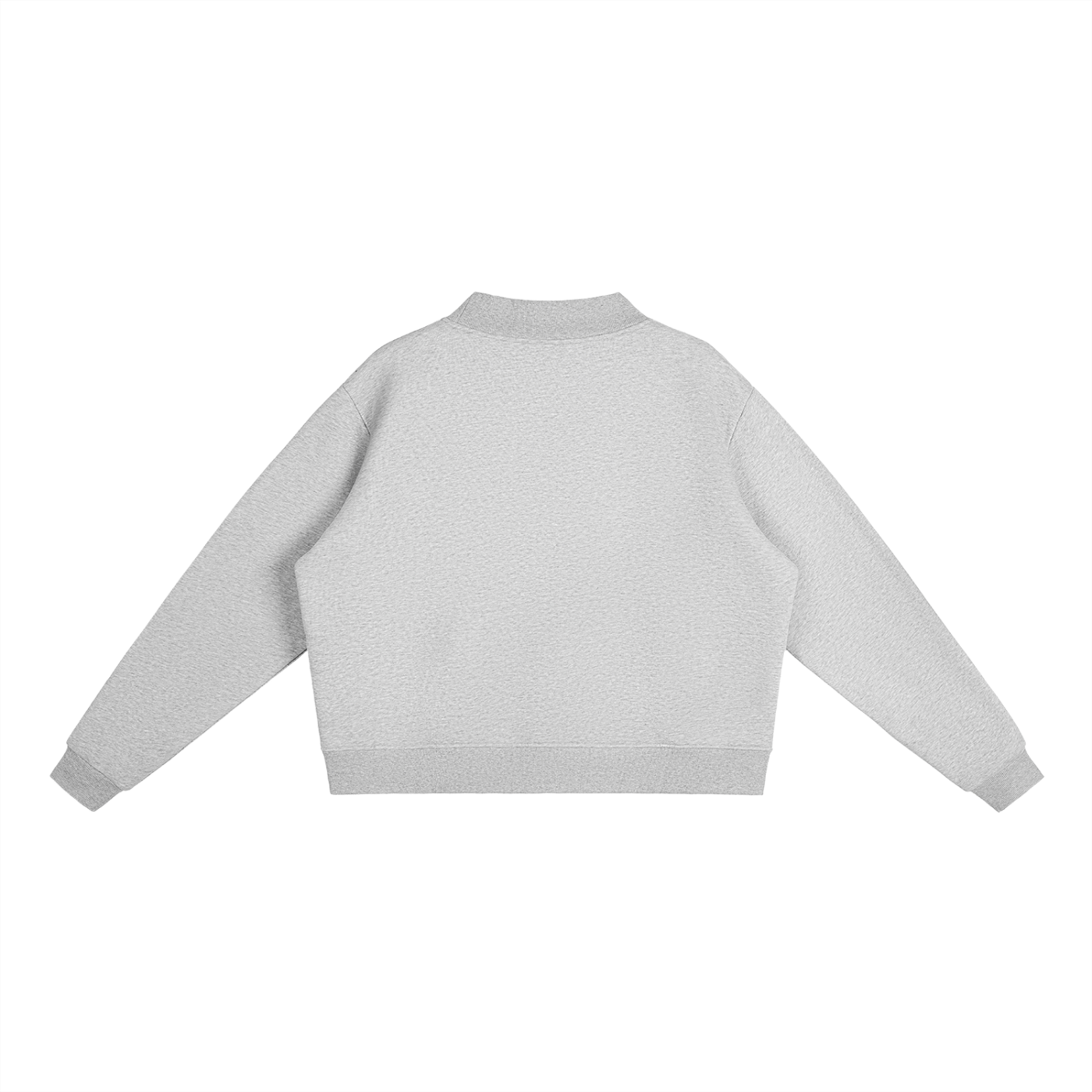 MHC Mockneck Flower Gray