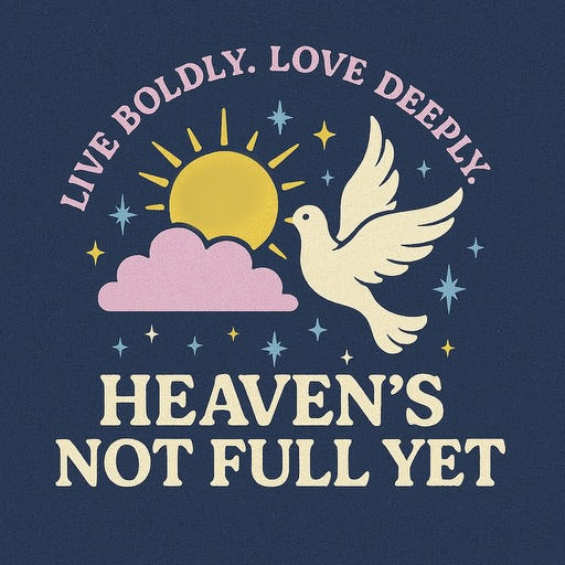 Digital Design Printed Christian Crewneck sweatshirt- Make Heaven Crowded