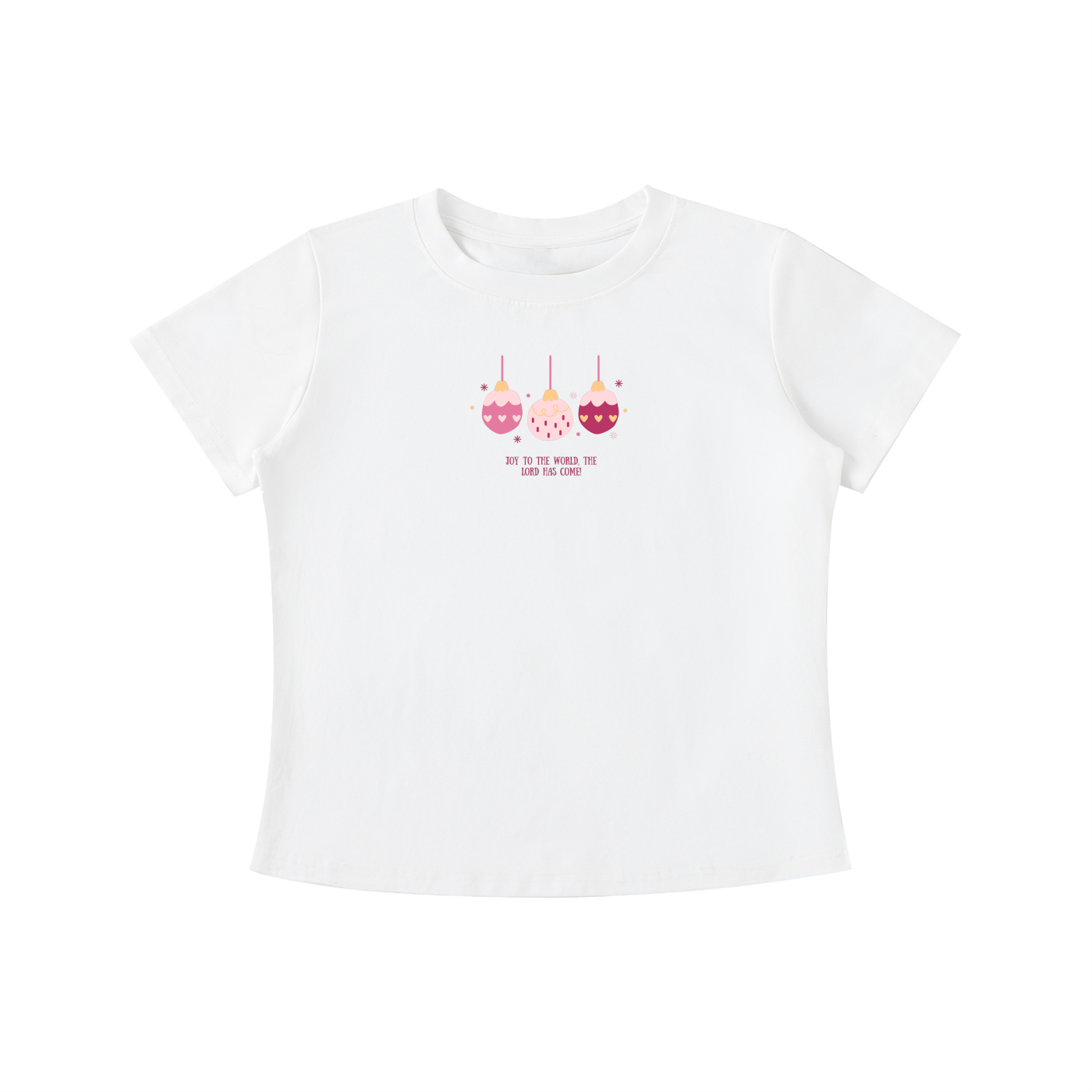 Joy to the World Slim Tee 💗