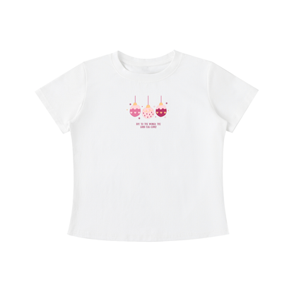 Joy to the World Slim Tee 💗