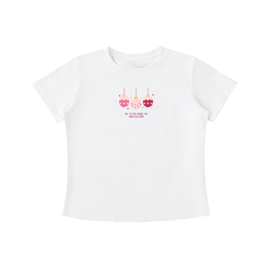 Joy to the World Slim Tee 💗