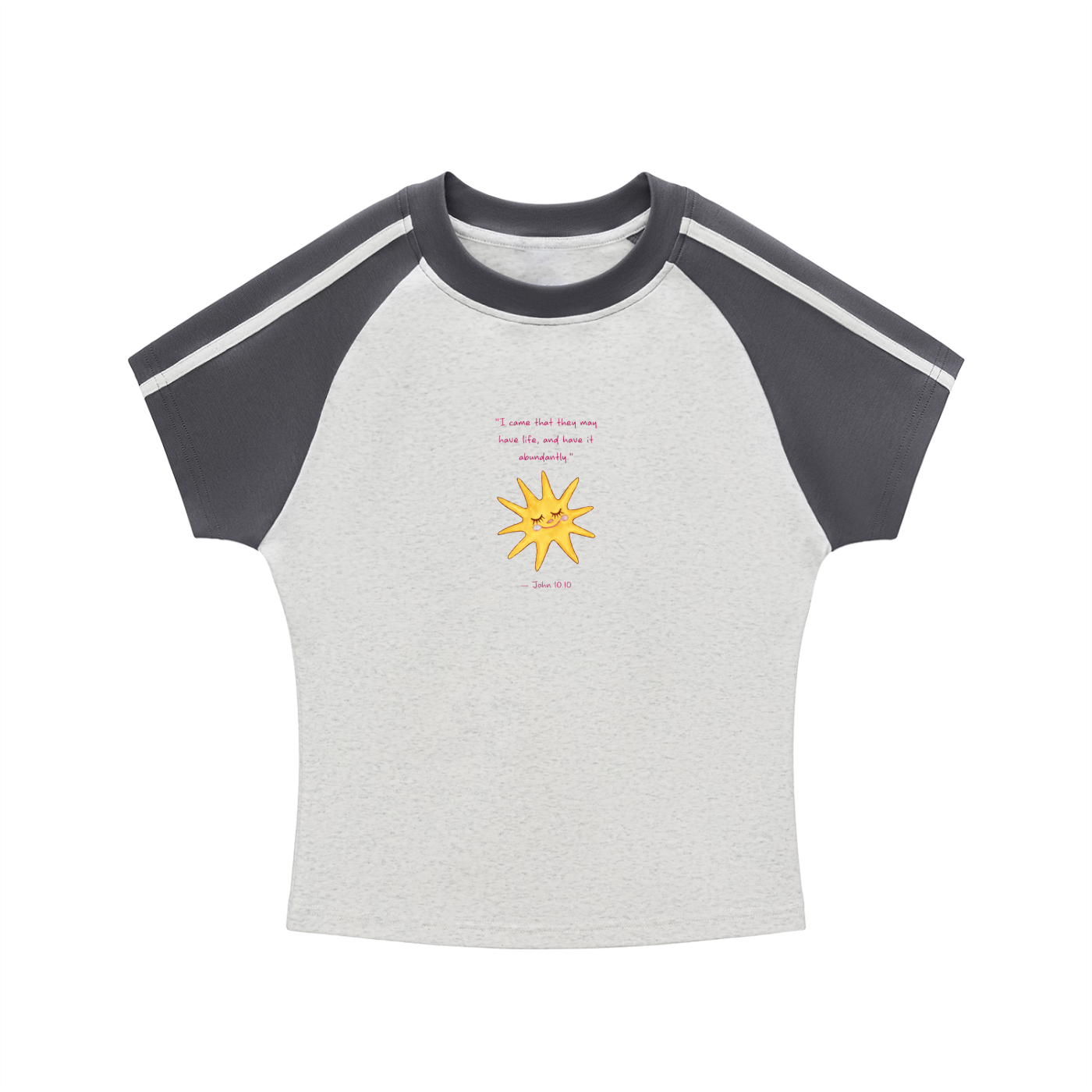Striped Abundant Life Tee
