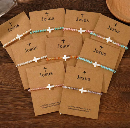Jesus Beaded Bracelet