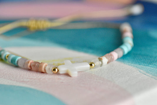 Jesus Beaded Bracelet