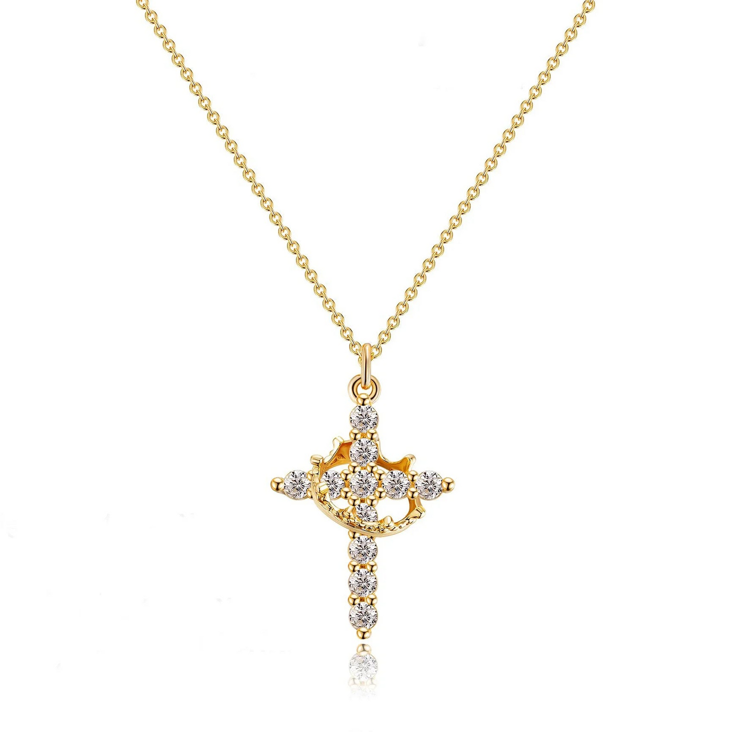Held by Grace Cross Necklace