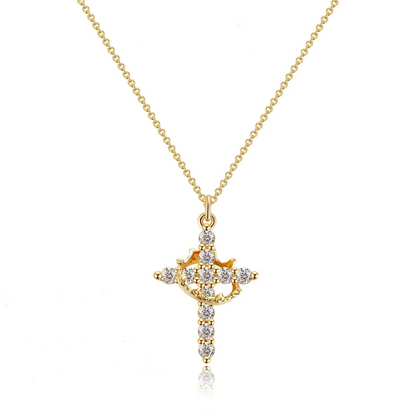 Held by Grace Cross Necklace