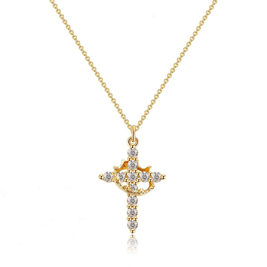 Held by Grace Cross Necklace