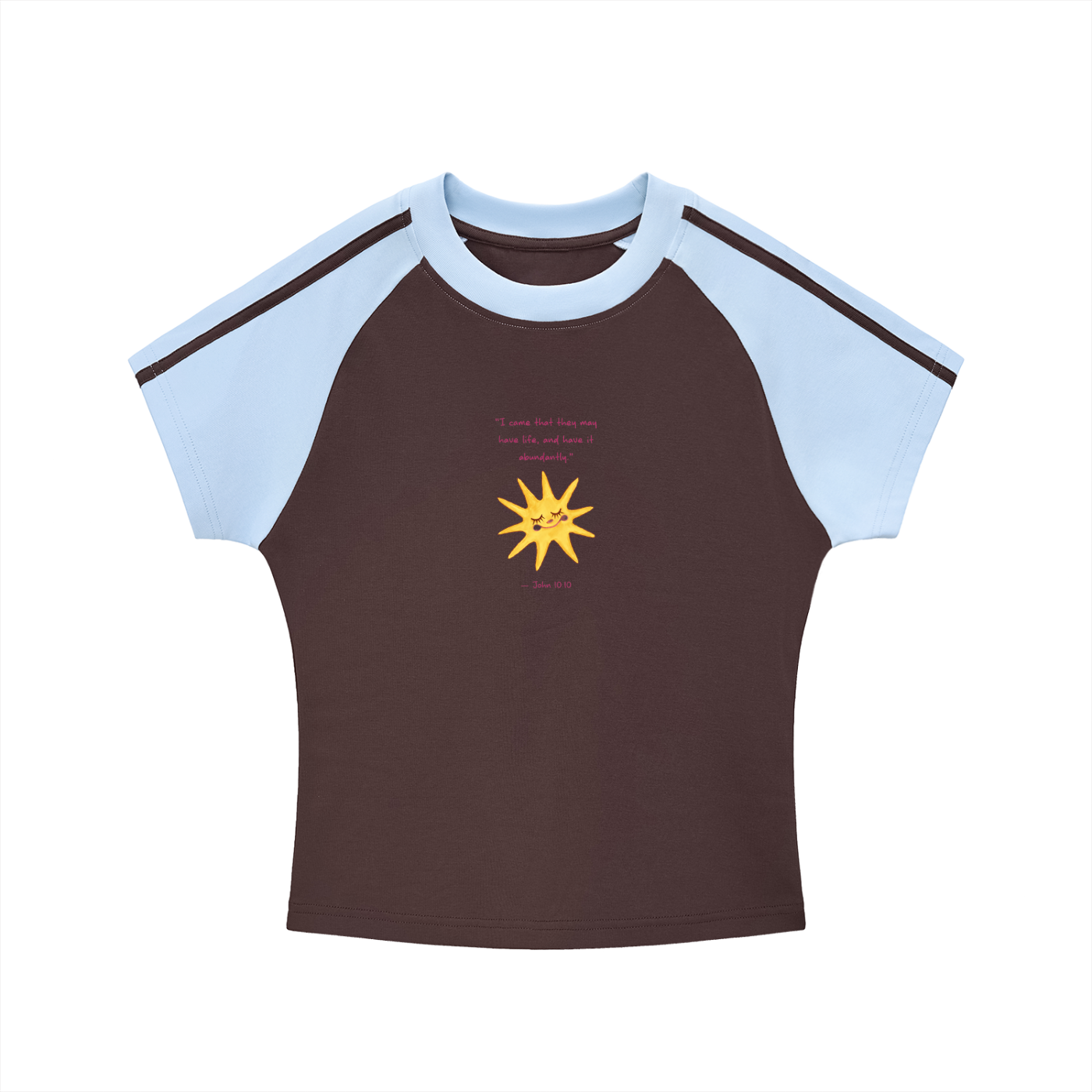 Striped Abundant Life Tee