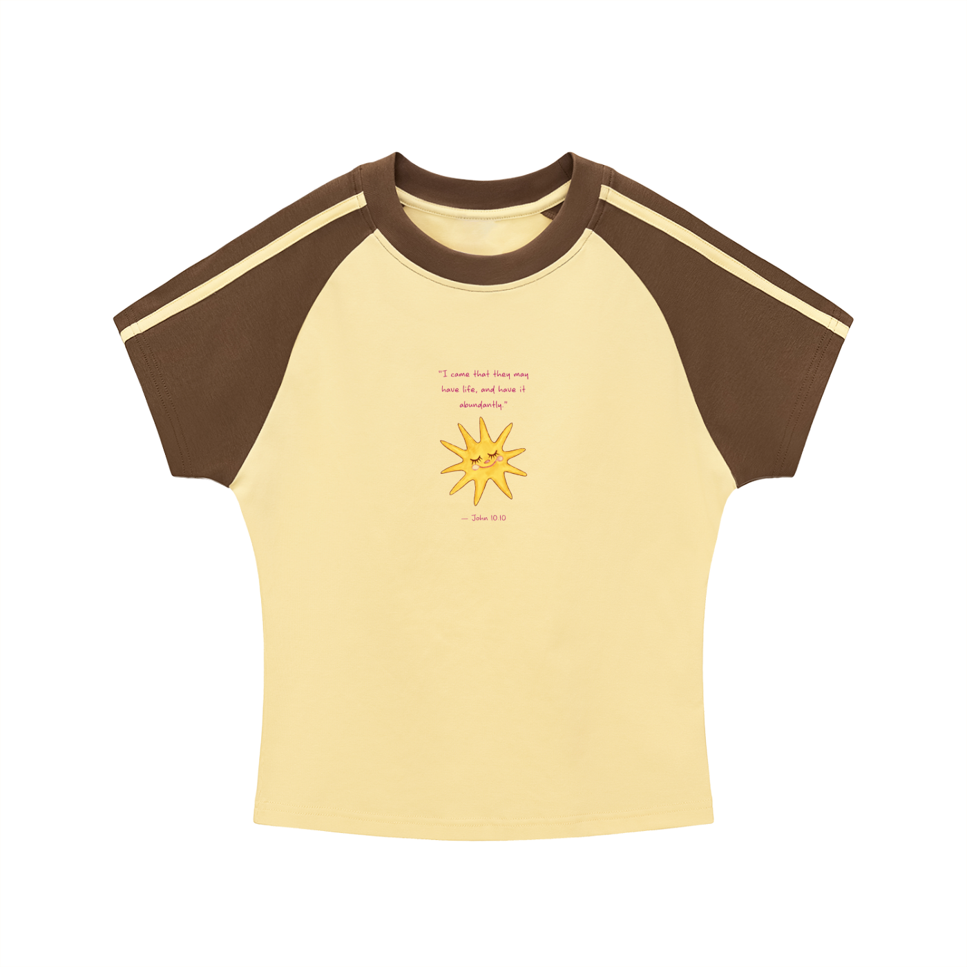 Striped Abundant Life Tee