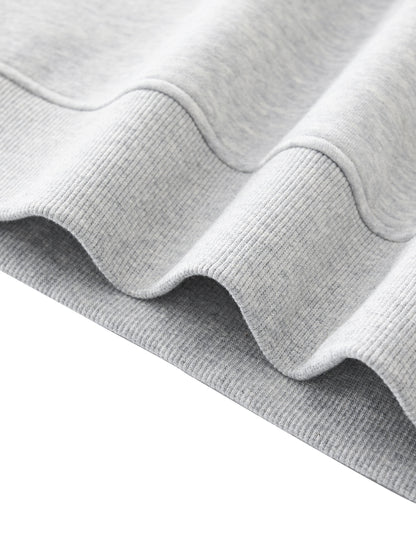 MHC Mockneck Flower Gray